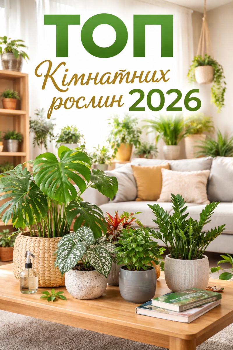 кімнатні рослини 2026