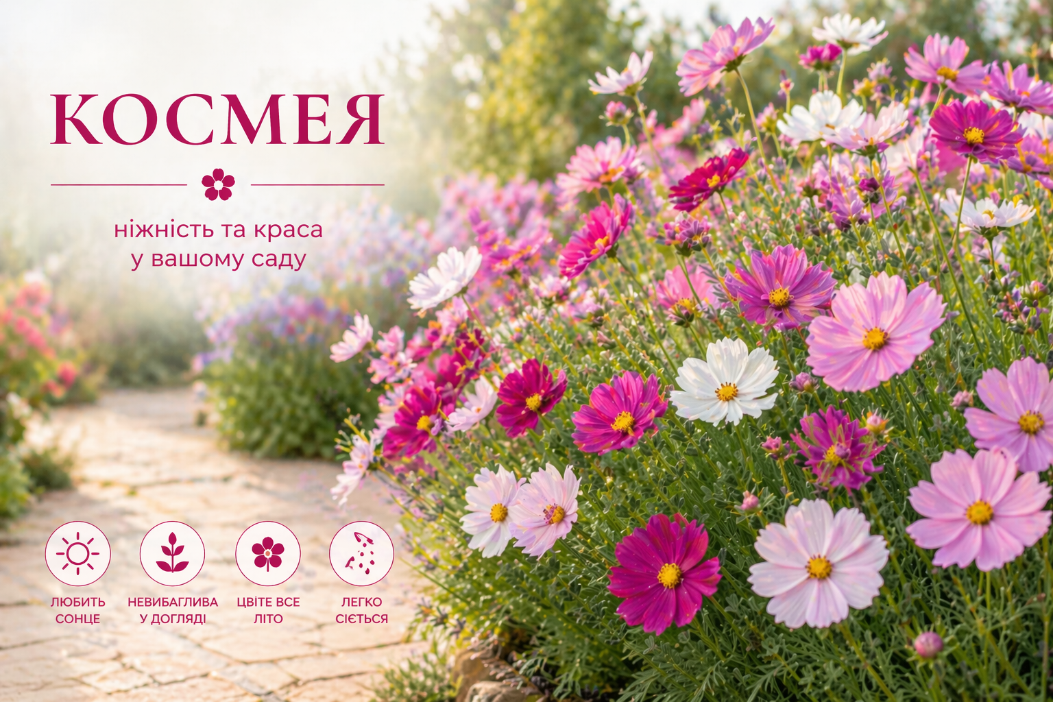 космея догляд