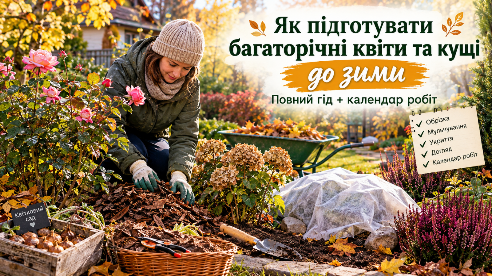 підготовка саду до зими